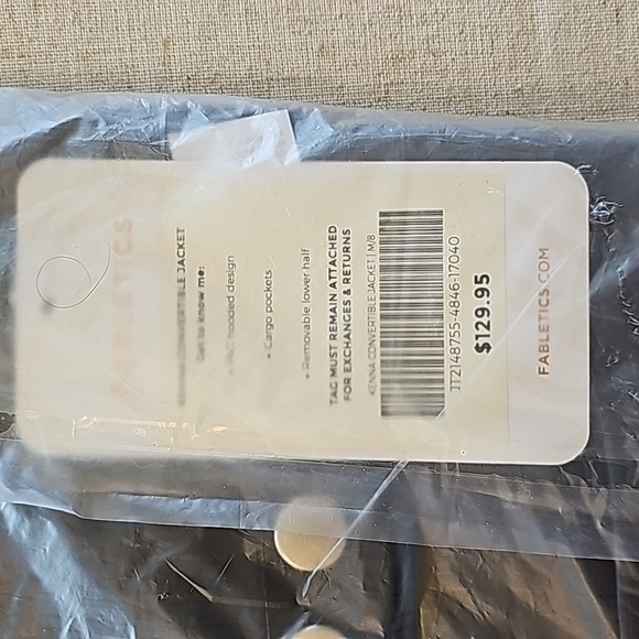 Fabletics Kenna Convertible Jacket Deep Navy Size Medium - Picture 9 of 10